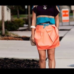 J.Crew origami Tulip Skirt with Pockets. Size 4